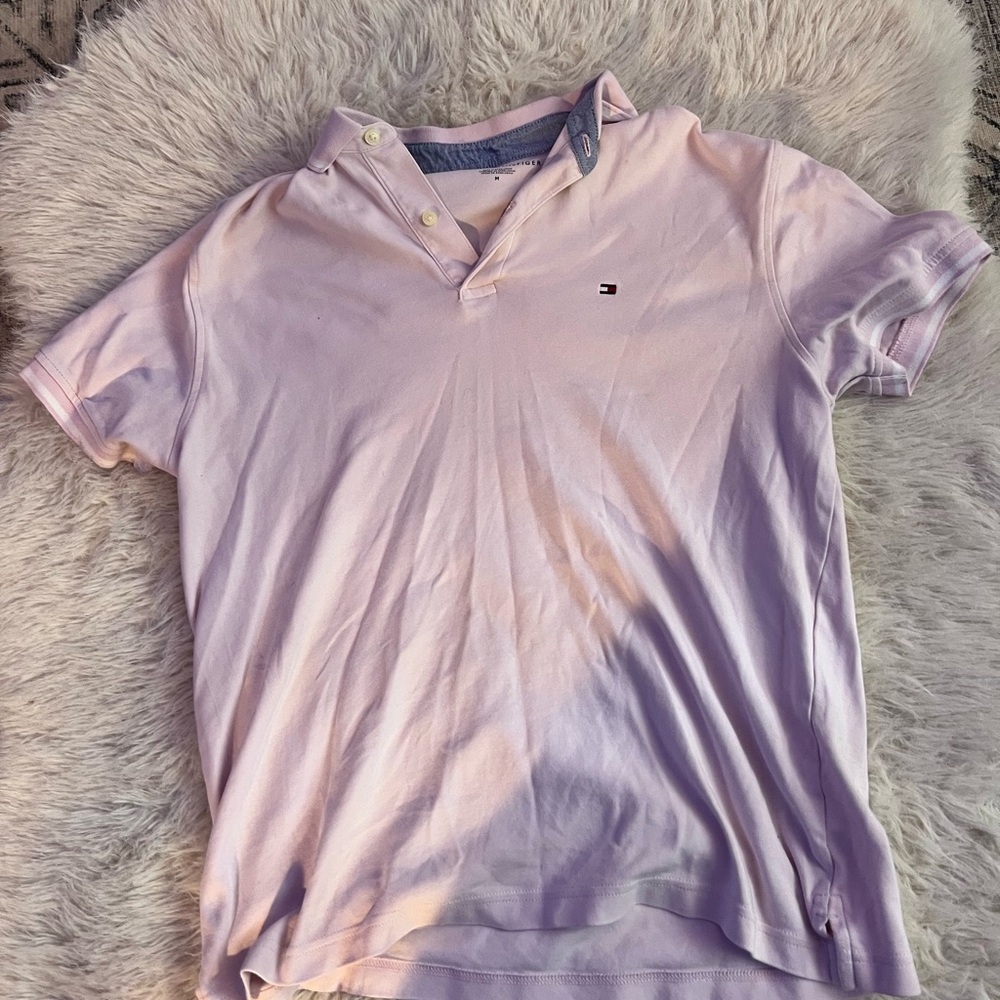 Tommy Hilfiger Lavender Polo Shirt